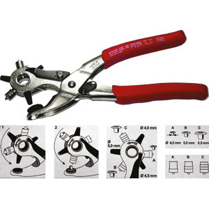 PINZE COMBINATE PER OCCHIELLI  punches pliers for eyelet 460G