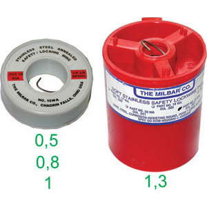 FILI IN ACCIAIO INOSSIDABILE PER SIGILLARE inox wires 485GL