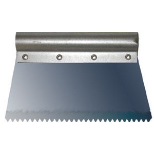 SPATOLE Lama dentata per colle, mastici, ecc. wall scrapers 4900