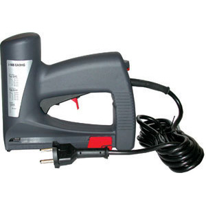 GRAFFATRICI-CHIODATRICI ELETTRICHE Altezza dei punti mm 6-8-10-12-14.<br>Lunghezza dei chiodini mm 16.<br>Cadenza di lavoro colpi/min Nr. 20. electric stapler-nailer 494G