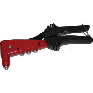 PINZE RIVETTATRICI Per rivetti in alluminio fino a Ø mm 4,8.<br>Per rivetti in rame, acciaio, acciaio INOX fino a Ø mm 4. hand-riveters 499