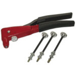 PINZE PER INSERTI FILETTATI Per inserti filettati in alluminio, acciaio e acciaio INOX Ø M 3-4-5 threaded rivets pliers 514A