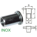 INSERTI FILETTATI IN ACCIAIO INOX Confezioni indivisibili da 200 pezzi. inox threaded rivets 514V