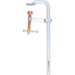 SERRAGIUNTI PER SALDATORI Profondità mm 140. Sezione asta mm 30x15. welding bar clamps 5242H 600