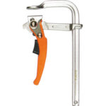 SERRAGIUNTI A BLOCCAGGIO RAPIDO In acciaio forgiato e temprato, con asta profilata.<br>Massima tenuta anche in presenza di vibrazioni. lever clamps 5245GSE 500