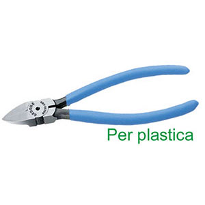 TRONCHESI PER PLASTICA Tipo a testa diritta, affusolata. diagonal plastic cutters 548GA