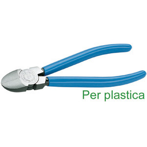 TRONCHESI PER PLASTICA Tipo a testa diritta. diagonal plastic cutters 549A