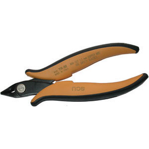 TRONCHESI PER ELETTRONICA E MECCANICA FINE Tipo per taglio laterale inclinato per fili di rame e mat. ferroso fino a Ø mm 1,3.<br>Taglienti senza smusso. electronic and fine mechanics cutters 550L 3