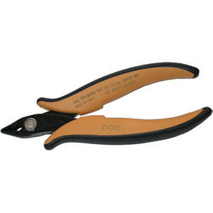 TRONCHESI PER ELETTRONICA E MECCANICA FINE Tipo per taglio laterale inclinato per fili di rame e mat. ferroso fino a Ø mm 1,63.<br>Taglienti con smusso. electronic and fine mechanics cutters 550M