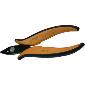 TRONCHESI PER ELETTRONICA E MECCANICA FINE Tipo per taglio laterale inclinato per fili di rame e mat. ferroso fino a Ø mm 2,05.<br>Taglienti con smusso. electronic and fine mechanics cutters 550MA