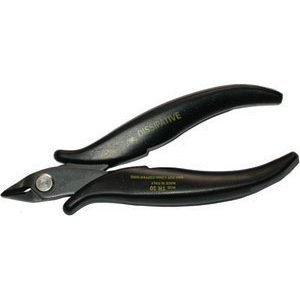 TRONCHESI PER ELETTRONICA SPECIALI Tipo per taglio laterale inclinato per fili di rame e mat. ferroso fino a Ø mm 1,3.<br>Taglienti senza smusso. special electronic cutters 551B 4