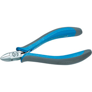 TRONCHESI PER ELETTRONICA E MECCANICA FINE Tipo per taglio laterale di fili dolci in acciaio fino a diametro mm 1 e fili di rame fino a <br>diametro mm 1,5.<br>Taglienti senza smusso. electronic and fine mechanics cutters 557GA