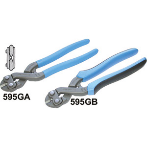 TRONCHESI A DOPPIA LEVA Con impugnature plastificate. compound action cutters 595GA