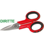 FORBICI PER ELETTRICISTI Lame fresate, con taglio a cesoia di cui 1 microdentata per un'ottimale facilità di taglio; durezza HRC 56. electrician's scissors 656F