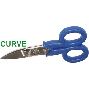 FORBICI PER ELETTRICISTI Qualità Extra, con anelli plastificati a forte spessore. electrician's scissors 657B