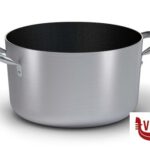 antiederente LINEA 6700 - CASSERUOLA MEDIA 2 MANIGLIE PER INDUZIONE CM. 24 6718.24 BALLARINI PROFESSIONALE