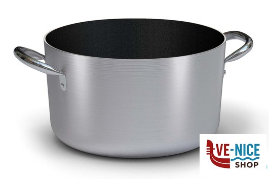 antiederente LINEA 6700 - CASSERUOLA MEDIA 2 MANIGLIE PER INDUZIONE CM. 28 6718.28 BALLARINI PROFESSIONALE