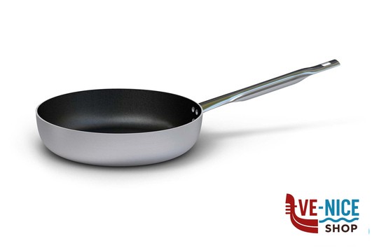 antiederente LINEA 6700 - PADELLA DRITTA A FRIGGERE 1 MANICO PER INDUZIONE CM. 28 6704.28 BALLARINI PROFESSIONALE