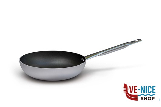 antiederente LINEA 6700 - PADELLA SVASATA ALTA 1 MANICO PER INDUZIONE CM.32 6702.32 BALLARINI PROFESSIONALE