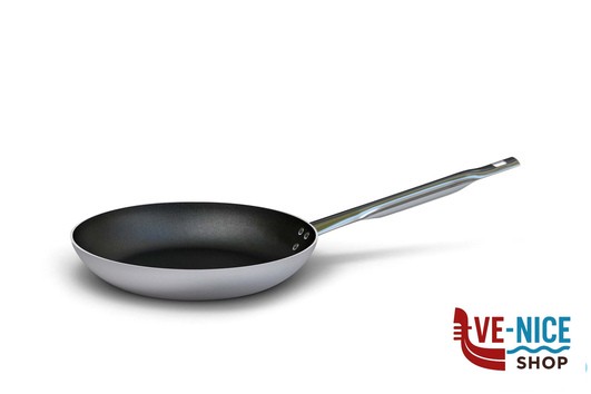 antiederente LINEA 6700 - PADELLA SVASATA BASSA 1 MANICO PER INDUZIONE CM.28 6700.28 BALLARINI PROFESSIONALE