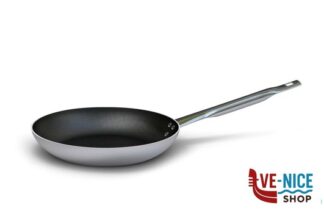 antiederente LINEA 6700 - PADELLA SVASATA BASSA 1 MANICO PER INDUZIONE CM.32 6700.32 BALLARINI PROFESSIONALE