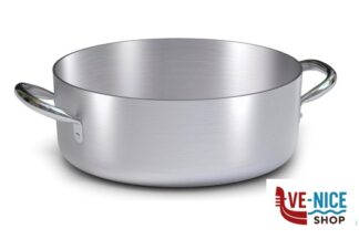 antiederente LINEA 6800 - CASSERUOLA BASSA 2 MANIGLIE PER INDUZIONE CM. 32 BALLARINI PROFESSIONALE