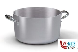 antiederente LINEA 6800 - CASSERUOLA MEDIA 2 MANIGLIE PER INDUZIONE CM. 24 6818.24 BALLARINI PROFESSIONALE