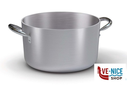 antiederente LINEA 6800 - CASSERUOLA MEDIA 2 MANIGLIE PER INDUZIONE CM. 24 6818.24 BALLARINI PROFESSIONALE