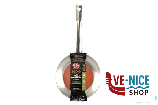 antiederente LINEA 6800 - PADELLA SVASATA BASSA 1 MANICO PER INDUZIONE CM.20 6800.20 BALLARINI PROFESSIONALE - immagine 3