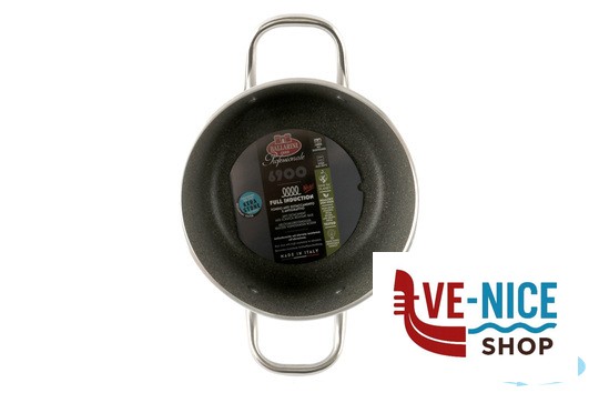 antiederente LINEA 6900 - CASSERUOLA MEDIA 2 MANIGLIE PER INDUZIONE CM. 20 6918.20 BALLARINI PROFESSIONALE - immagine 4