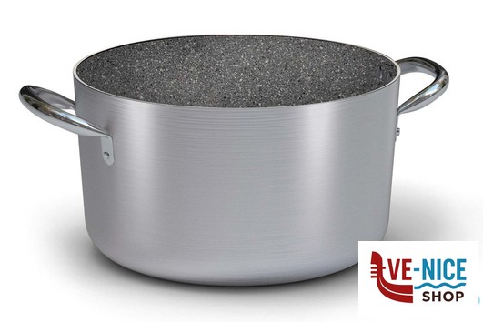 antiederente LINEA 6900 - CASSERUOLA MEDIA 2 MANIGLIE PER INDUZIONE CM. 28 6918.28 BALLARINI PROFESSIONALE