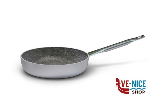 antiederente LINEA 6900 - PADELLA DRITTA A FRIGGERE 1 MANICO PER INDUZIONE CM. 24 6904.24 BALLARINI PROFESSIONALE