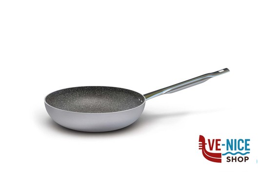 antiederente LINEA 6900 - PADELLA SVASATA ALTA 1 MANICO PER INDUZIONE CM.28 6902.28 BALLARINI PROFESSIONALE