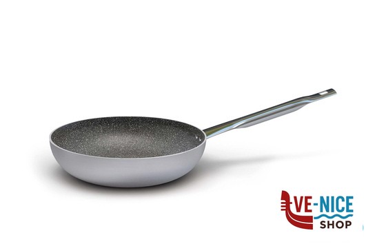 antiederente LINEA 6900 - PADELLA SVASATA ALTA 1 MANICO PER INDUZIONE CM.32 6902.32 BALLARINI PROFESSIONALE