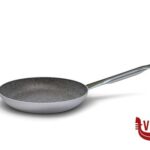 antiederente LINEA 6900 - PADELLA SVASATA BASSA 1 MANICO PER INDUZIONE CM.24 6900.24 BALLARINI PROFESSIONALE