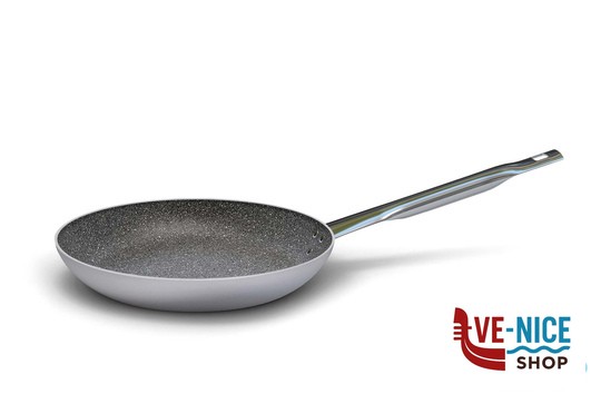 antiederente LINEA 6900 - PADELLA SVASATA BASSA 1 MANICO PER INDUZIONE CM.32 6900.32 BALLARINI PROFESSIONALE