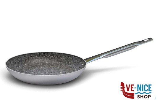 antiederente LINEA 6900 - PADELLA SVASATA BASSA 1 MANICO PER INDUZIONE CM.36 6900.36 BALLARINI PROFESSIONALE