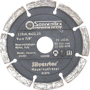 DISCHI DIAMANTATI PER TAGLIARE diamond cutting wheels 7098G 115