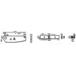 CESOIE A LEVA PER LAMIERE Coltello per tondo. plate and round steel shears 711G 6C