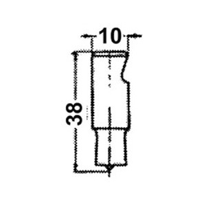 RICAMBI PER PUNZONATRICI Punzoni - Ø attacco mm 10 spare parts for punching machines 759A