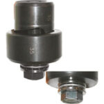 PUNZONATRICI A VITE Spessore lamiera acciaio mm 2 fino a Ø mm 30,5, mm 3 fino a Ø mm 54.<br>Spessore lamiera alluminio mm 2,5 fino a Ø mm 30,5, mm 3,5 fino a Ø mm 54. punches 759GE