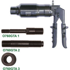 PUNZONATRICI IDRAULICHE PER LAMIERA IN ACCIAIO E ACCIAIO INOX Solo corpo completo senza punzoni e matrici. oil-hydraulic punchers for steel and stainless steel sheet 760GT 6