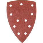 DISCHI ABRASIVI VELCRATI IN CARTA RESINATA ALL'OSSIDO DI ALLUMINIO Tipo con 11 fori.<br>Dimensioni mm 150x150x100. abrasive disks 7804V 40