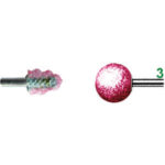 MOLE ABRASIVE ROTATIVE Forma sferica. mounted points 7840E 15