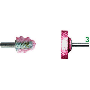 MOLE ABRASIVE ROTATIVE Forma cilindrica piatta. mounted points 7840F 20 10