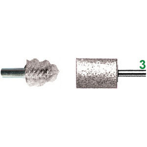 MOLE ABRASIVE ROTATIVE Forma cilindrica. mounted points 7841A 10 10