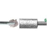 MOLE ABRASIVE ROTATIVE Forma cilindrica. mounted points 7846A 12 20