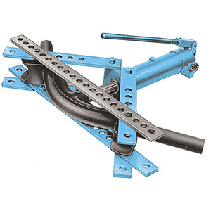 CURVATUBI IDRAULICI Con 6 matrici per tubi da poll.: 3/8-1/2-3/4-1- 1.1/4-1.1/2 (mm 17-21-27-33-42-48). hydraulic pipes benders 785B