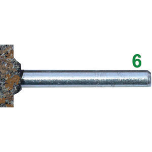 MOLE ABRASIVE ROTATIVE Forma cilindrica piatta. mounted points 7866A 40 10