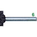 MOLE ABRASIVE ROTATIVE Forma cilindrica piatta. mounted points 7866G 50 10